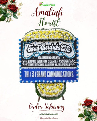 Papan Bunga Duka di Sudimara Jaya