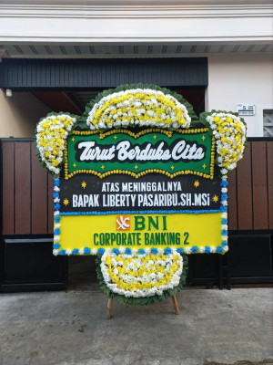 Papan Bunga Duka di Sudimara Jaya