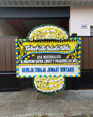 Papan Bunga Duka di Sudimara Jaya
