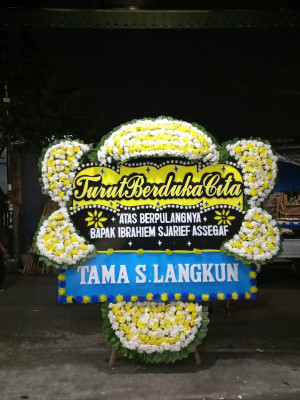 Papan Bunga Duka di Sudimara Jaya